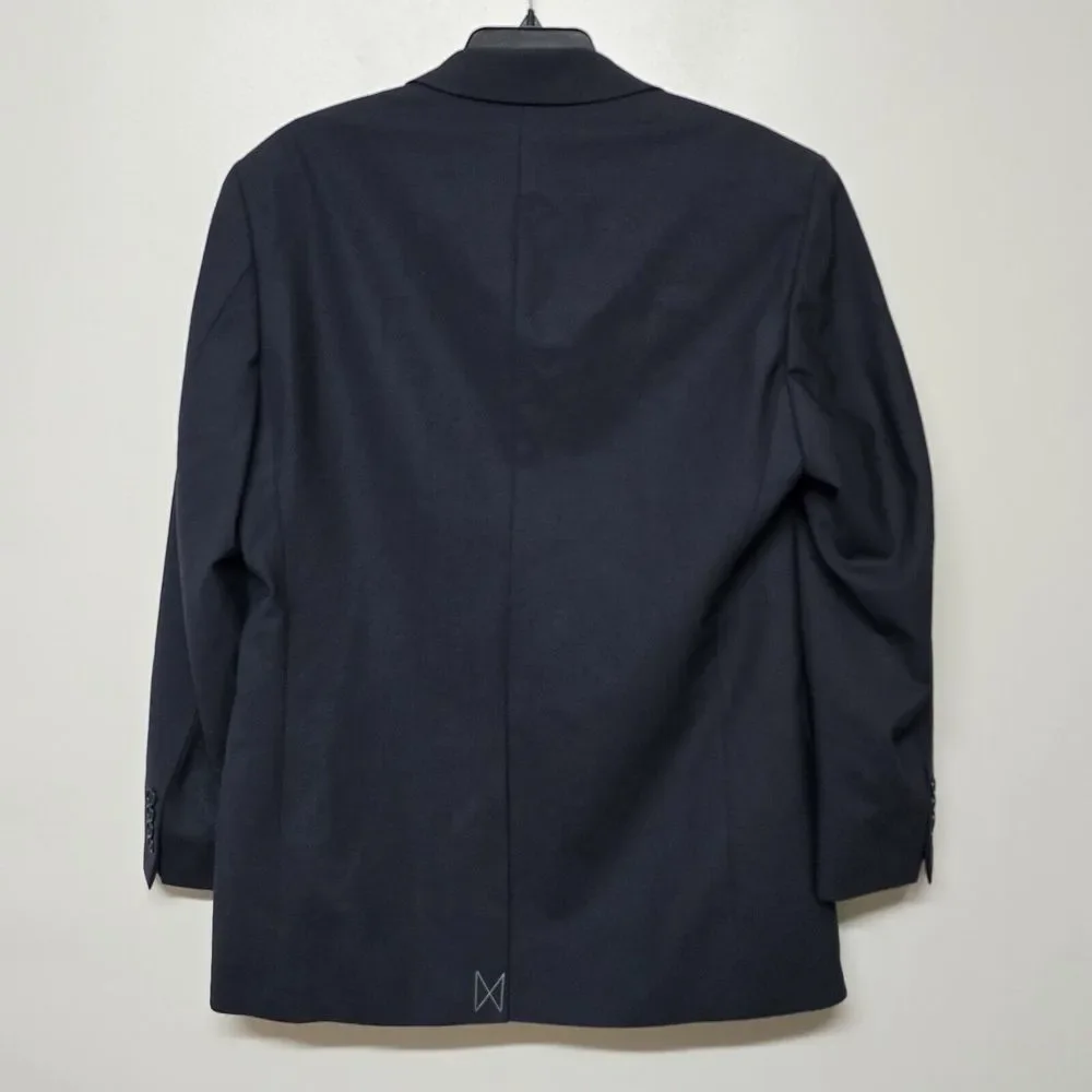 Brooks‎ Brothers Classic-Fit Stretch Wool Blend Suit Jacket, Navy Blue, 41 Reg
